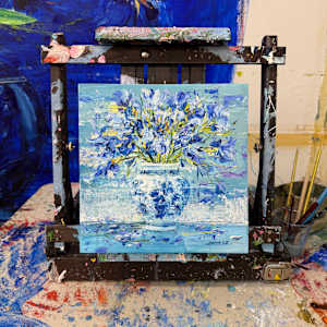 Porcelain and blue branches by Eric Alfaro 