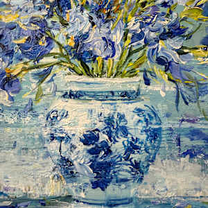 Porcelain and blue branches by Eric Alfaro 