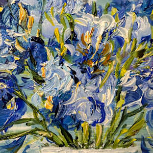 Porcelain and blue branches by Eric Alfaro 