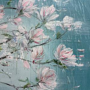 Moon with Magnolias by Eric Alfaro 