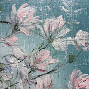 Moon with Magnolias by Eric Alfaro 