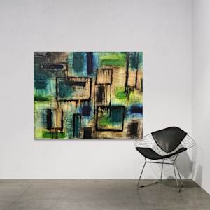 Multiform in blue and green by J. Kent Martin, Image 8.