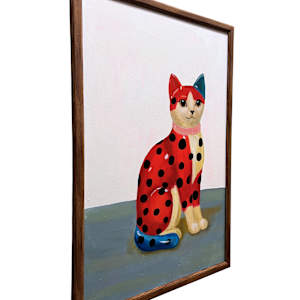 Staffordshire Cat by Anna Sistrunk 