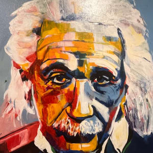 Albert Einstein by Natalie Avondet 