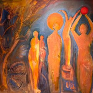Conversations Under Moon Glow by Jan Hyde, Image 1.