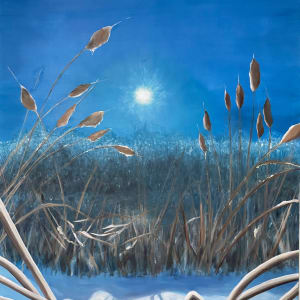 Frozen Cattails by Lil Olive 