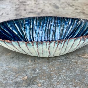 Ridged oval dish 2 by Lillian Fitzpatrick 