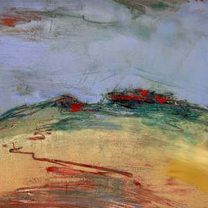 Ochre Hillside by Rebecca Lewis Smith 