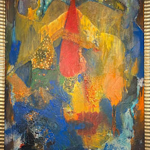 Red Tree in Landscape by Jan Hyde 