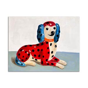 Staffordshire Dog by Anna Sistrunk