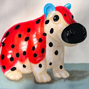 Staffordshire Hippo by Anna Sistrunk 