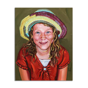 Straw Hat Girl by Jared Gillett