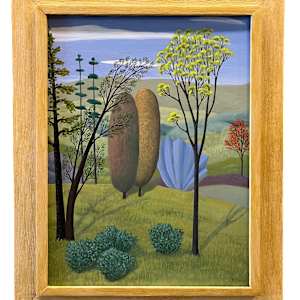 Trees with Couple by Jane Troup 