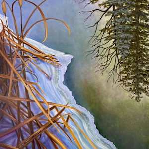 Winter Lake by Lil Olive 