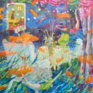 An ordinary night by Jean Lee Cauthen  Image: framed 