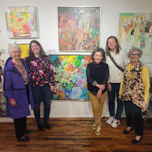 Sow by Jean Lee Cauthen  Image: Studio visit with HMA staff and board. March 10, 2025