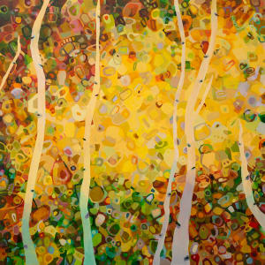 In A Yellow Wood by Jean Lee Cauthen  Image: Canvas #2