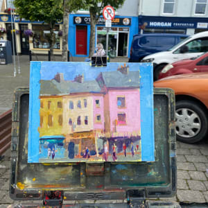 The Square by Jean Lee Cauthen  Image: Unframed. Shipped mid August