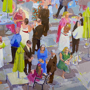 A Wedding: Bride's Side by Jean Lee Cauthen 
