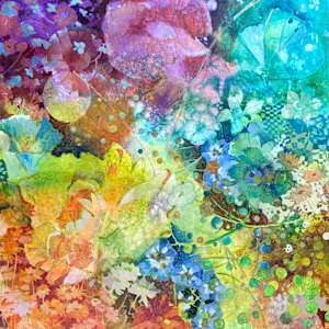 Found Garden by Jean Lee Cauthen  Image: currently unframed price includes frame