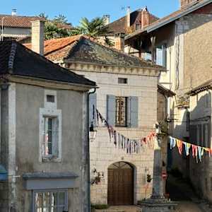 Quiet Streets, Dordogne Region, France by Jean Lee Cauthen 
