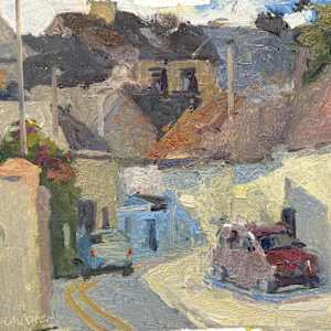 Behind the Pub, Listowel Ireland by Jean Lee Cauthen