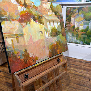 Finding Beaumont, Provence unframed by Jean Lee Cauthen 