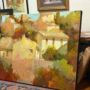 Finding Beaumont, Provence unframed by Jean Lee Cauthen 