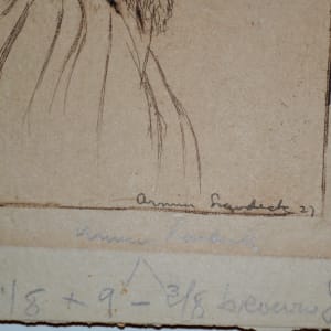 Profile of Bearded Man Wearing Turban by Armin Landeck 