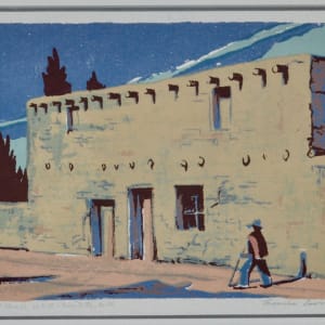 The Oldest House U.S.A. - Santa Fe, N.M. by Louie Ewing
