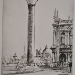 The Lion Column, Venice by Donald Shaw MacLaughlan