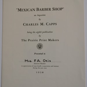 Mexican Barber Shop by Charles Capps 