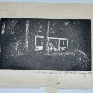 Untitled (Cabin in the Woods) by Unknown 