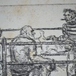 Untitled (Boxer Between Rounds) by Otto Soglow 