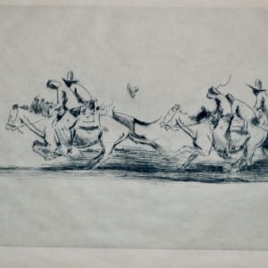 Untitled (Horse Race) by Ross Santee