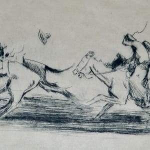 Untitled (Horse Race) by Ross Santee 