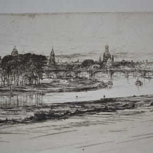 Unknown (European Town on a River) by Paul Geissler 