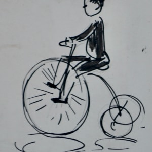 Untitled (Boy on Tricycle) by Howard Baer 