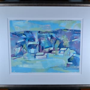 Town Commons at Twilight by Gaylord Flory 