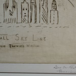 The Tall Sky Line from Therese's Window by Unknown 