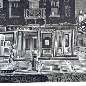 Black House, Bleeker Street by Armin Landeck 