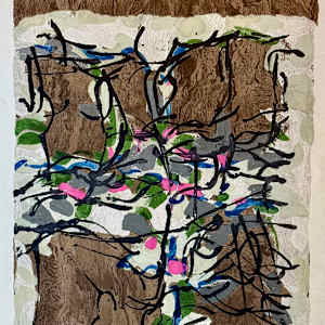 Exhibition Poster (Jean Paul Riopelle at Galerie Maeght & Galerie Jacques Dubourg in Paris, 1966) by Arte (printer), Image 2.