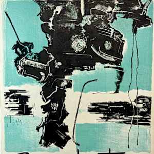 Exhibition Poster (Gianni Bertini at Galerie Kamer in Paris, 1957), Image 2.