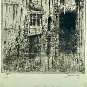 Grimnessesluis - A Canal at Amsterdam by James McBey 