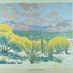 Palo Verde and Ocotillo (reproduction) by Gustave Baumann 