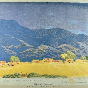 Rain in the Mountains (reproduction) by Gustave Baumann 