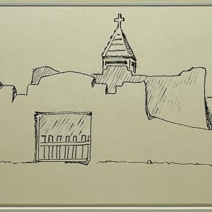 Untitled (New Mexico Adobe Church) by Unknown (attributed to Joe Cannon)