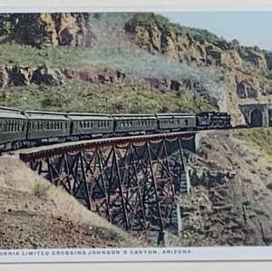 Postcard (California Limited Crossing Joshson's Canyon, Arizona) by Unknown