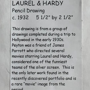 Laurel & Hardy by Bertha Peyton 