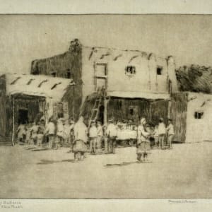 Day of the Dance, Santa Clara Pueblo by Howell Chambers Brown